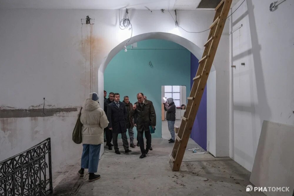    Ремонт Дома молодежи, © РИА Томск. Никита Гольцов