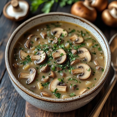 фото грибной подливы из замороженных грибов
