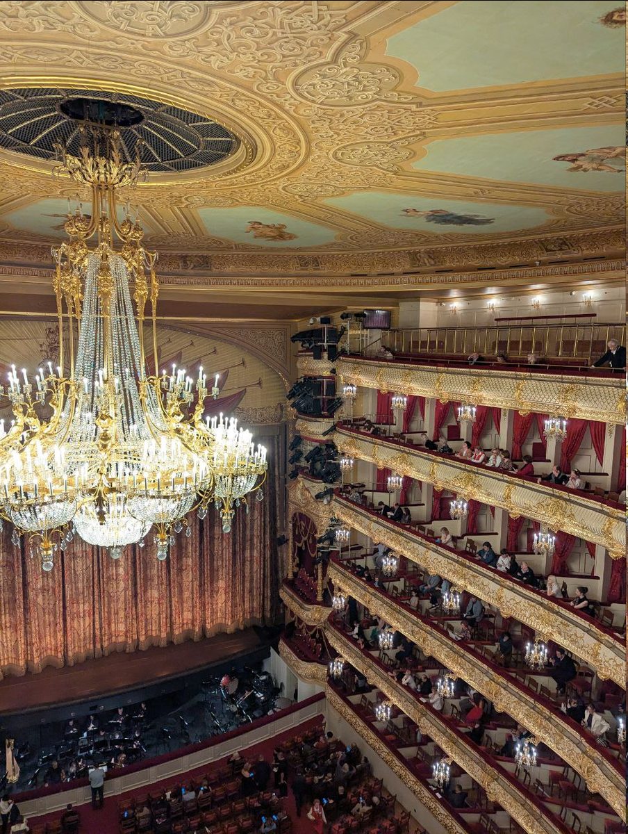 В Большом театре. Вид с 4-го яруса.