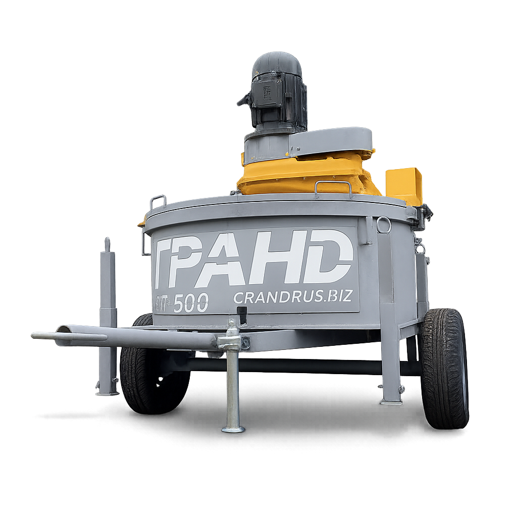 Смеситель для приготовления торкрет смеси в приобъектных условиях.  ГРАНД 500 