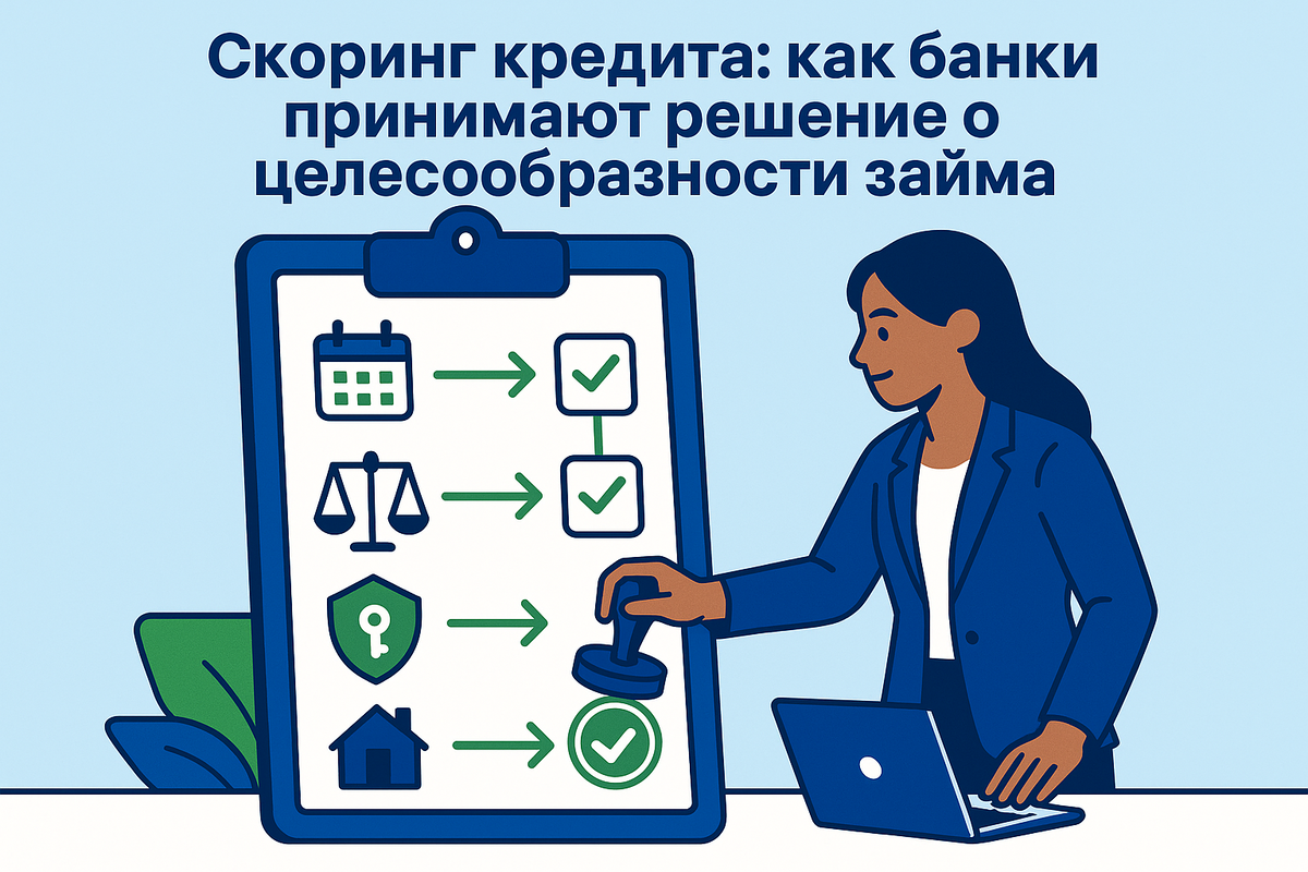    Как банки оценивают целесообразность займа с помощью скоринга кредита. Юлия Сергеевна Рослякова