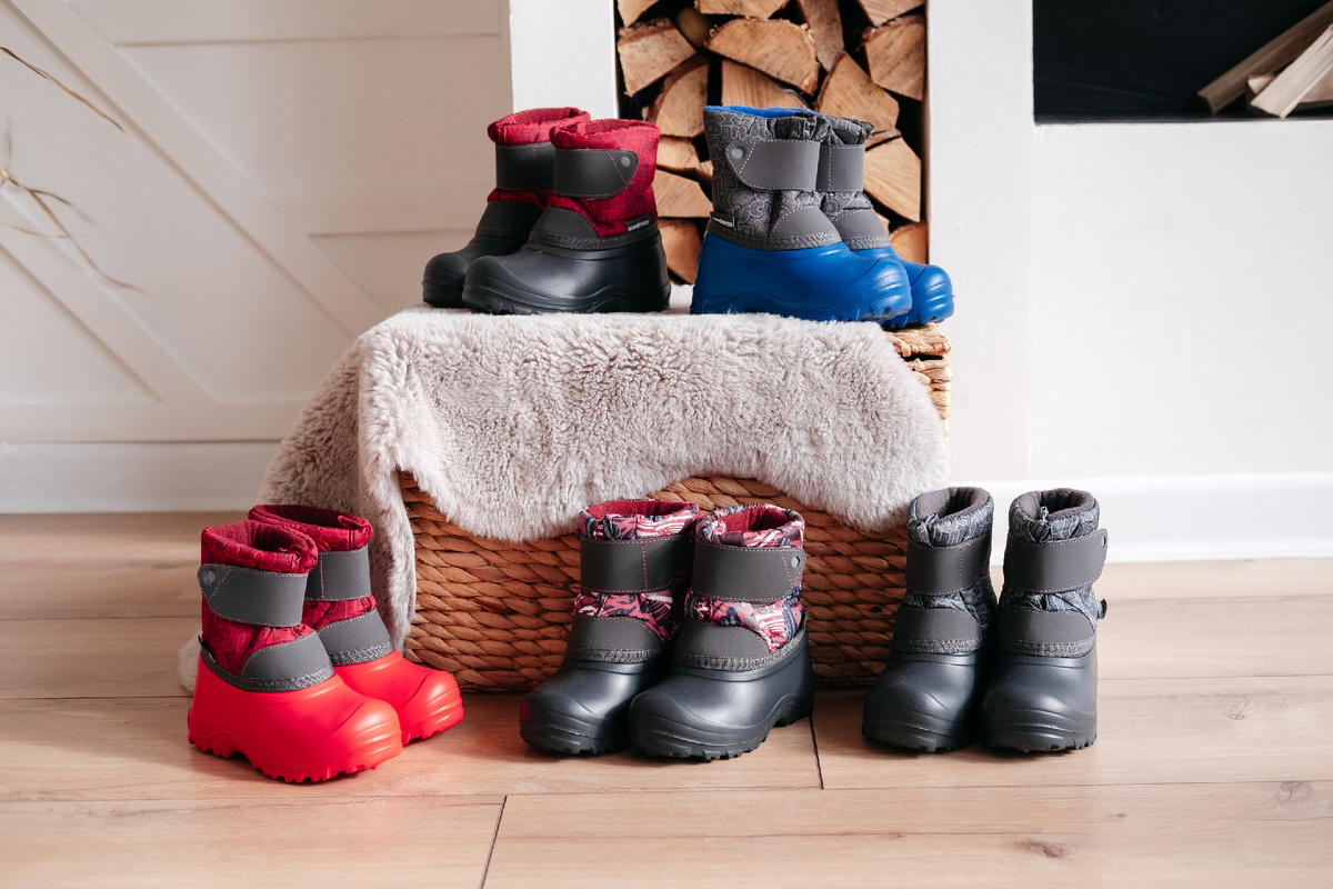 Детские зимние сноубутсы для девочек и для мальчиков Nordman Joy