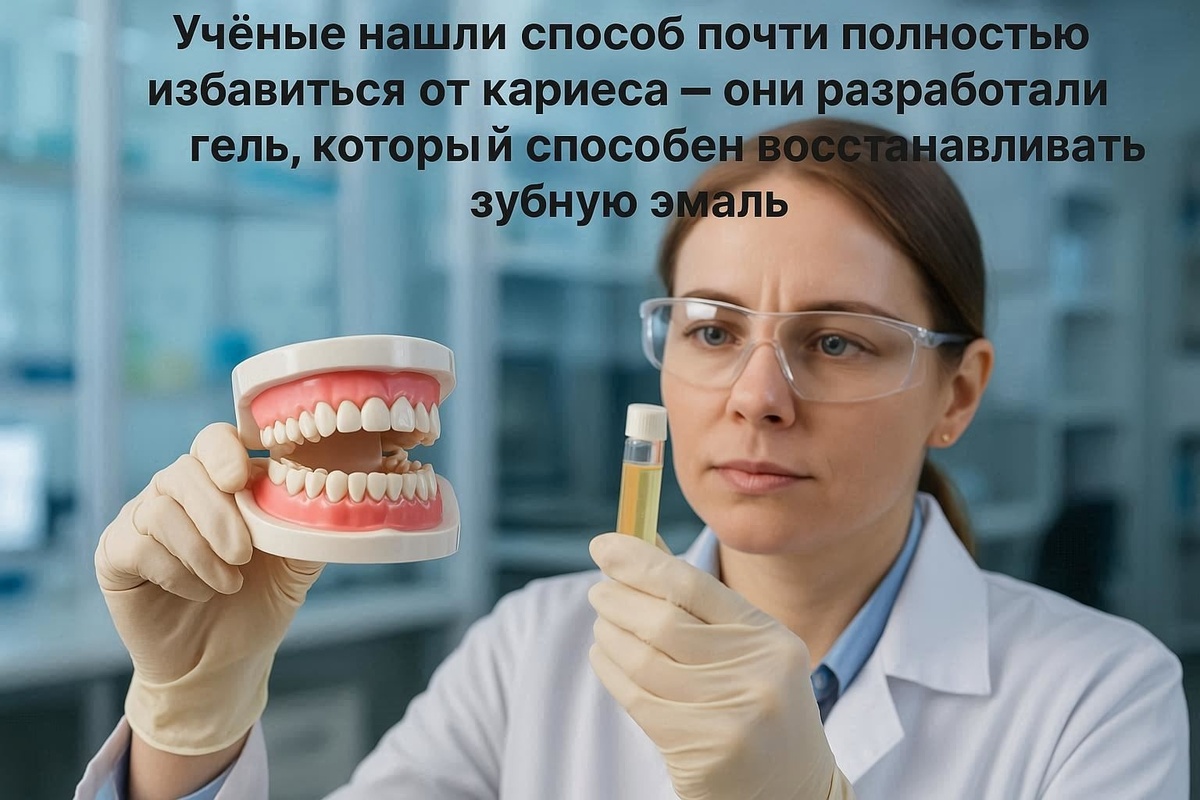 Конец эры пломб: Учёные создали гель, который восстанавливает эмаль.