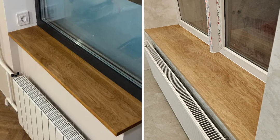 Почему подоконник из дуба лучше пластикового? В чем преимущества перед обычным пластиковым подоконником?