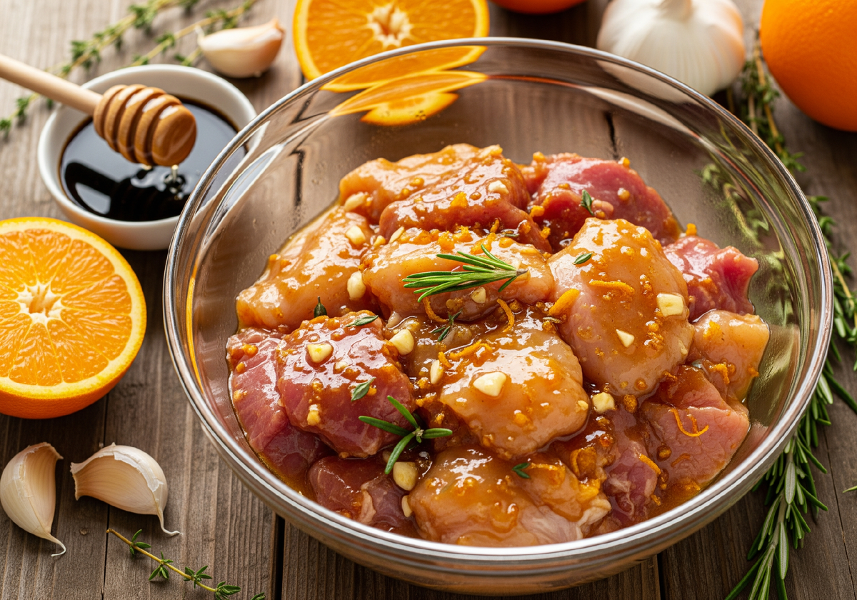 Апельсиновый маринад для шашлыка