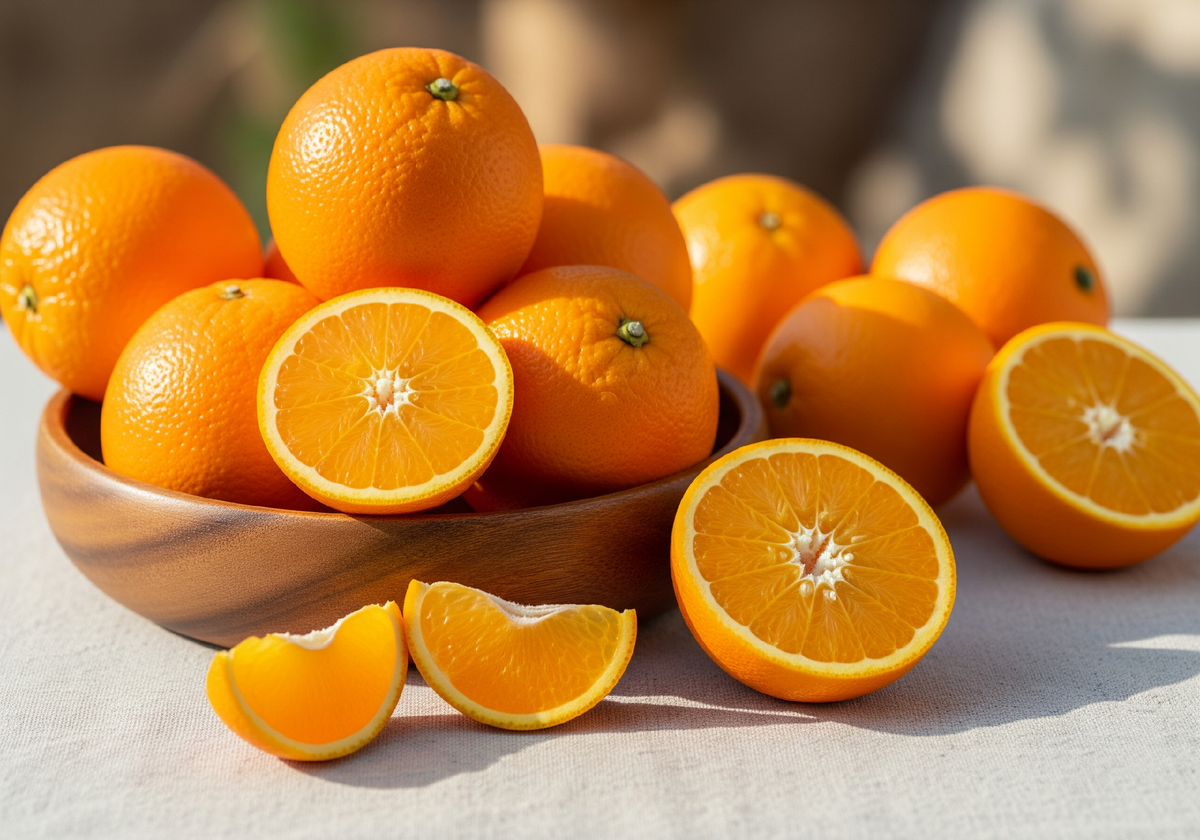 Подготовка апельсинов