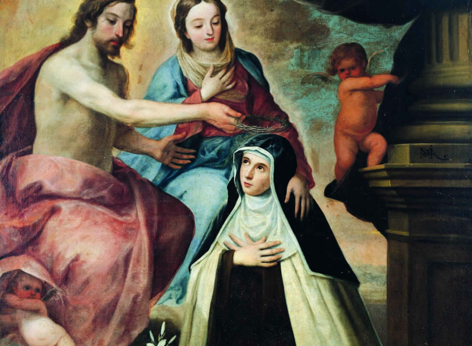 Иисус дарует Марии терновый венец