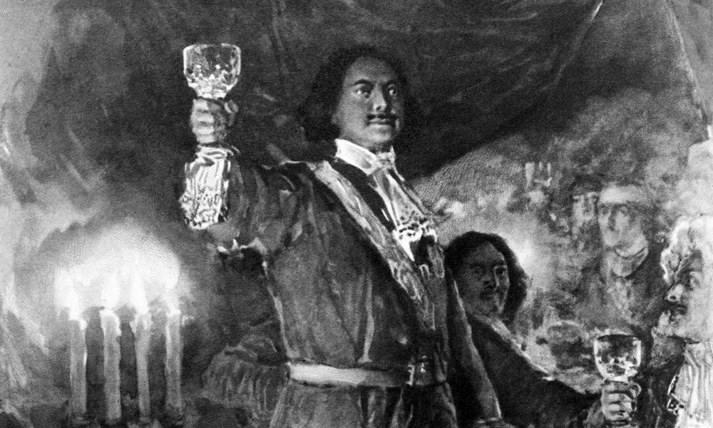 Петр 1 и вино