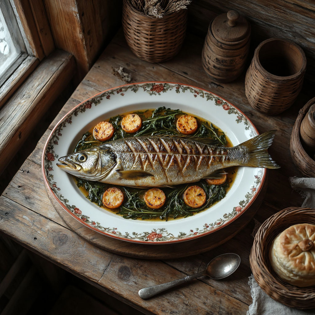 Нет ничего более "Русского", чем запеченый судак