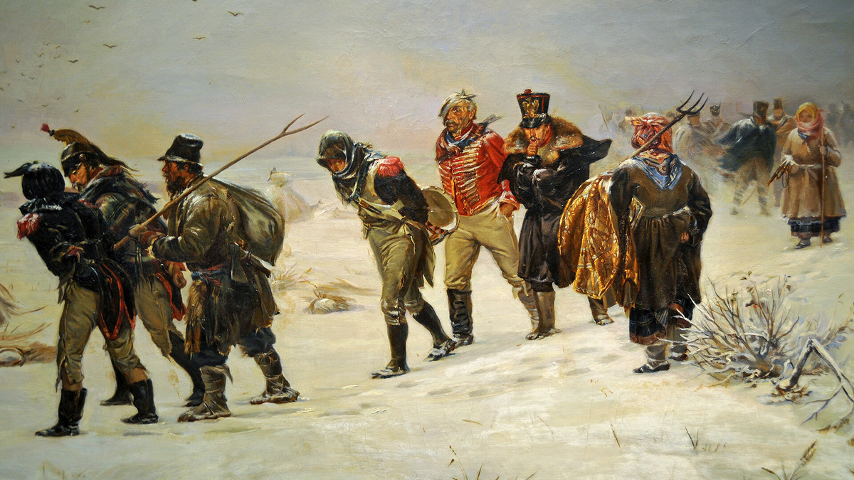 Эпизод из войны 1812 года (худож. И. М. Прянишников, 1874)