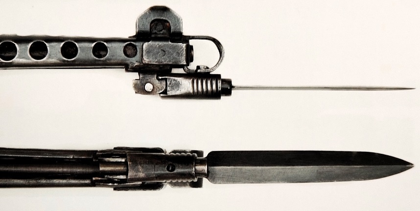 ППС-43 с неотъемным штыком.