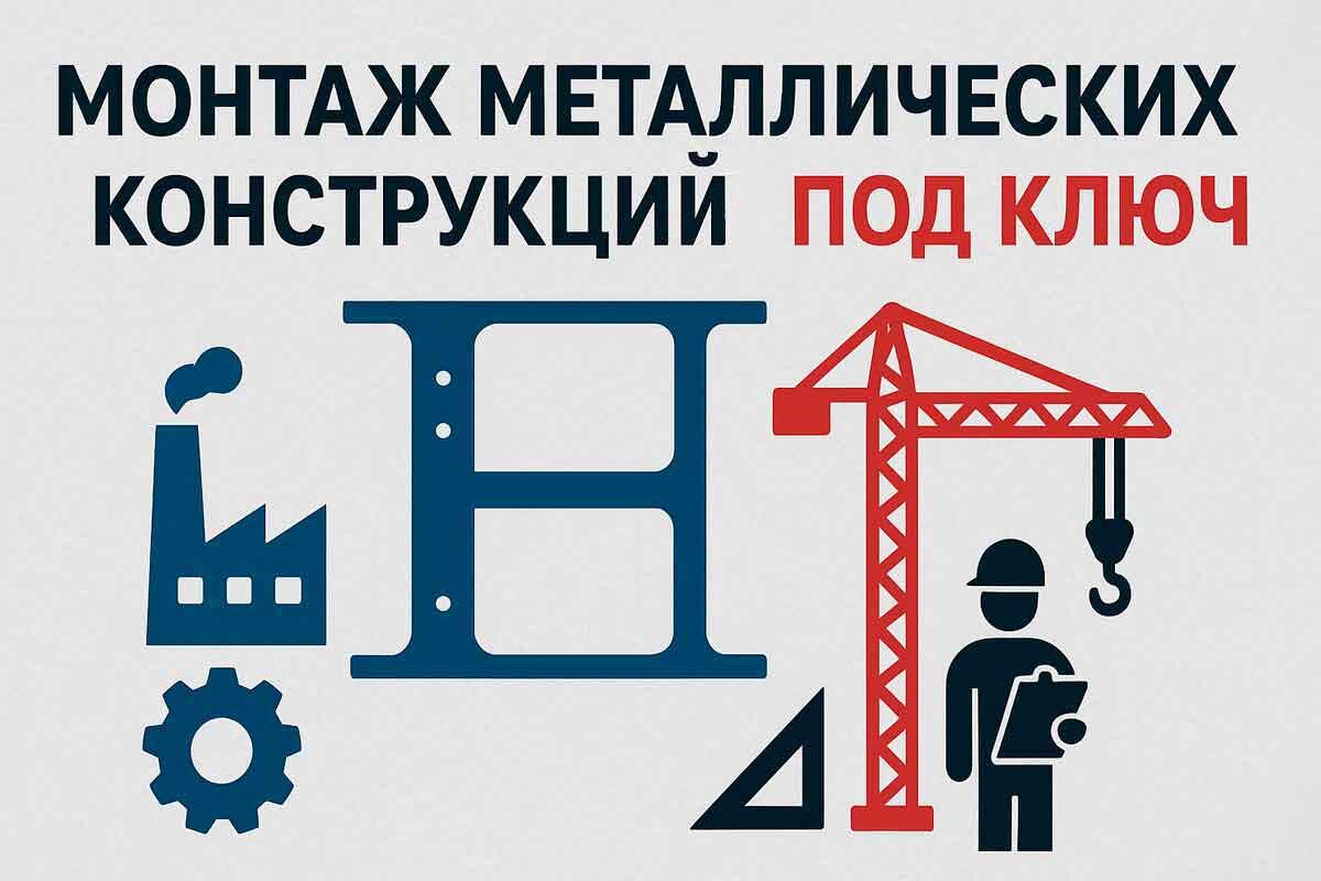 Монтаж металлических конструкций под ключ — профессионально, точно, в срок