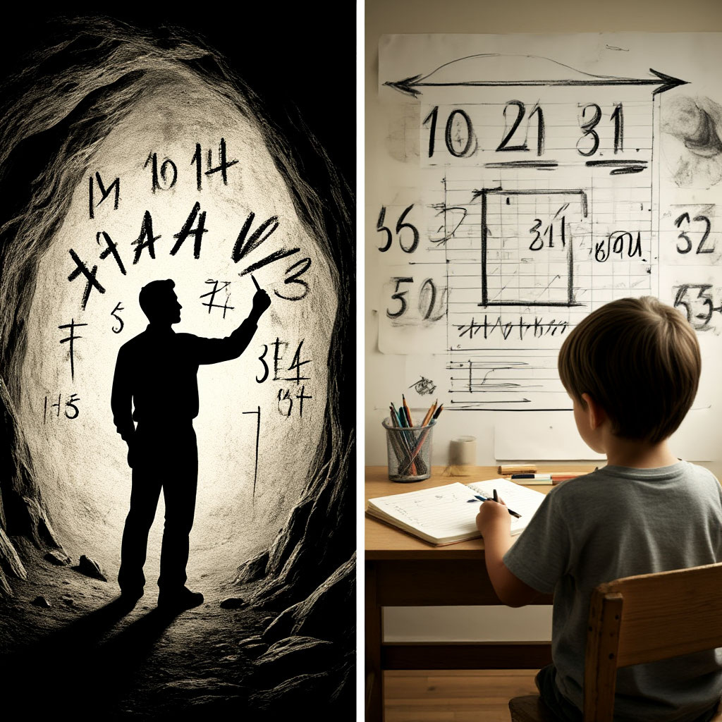 Наследство каменного века. Десять — это не магическое число, а просто «две руки». Наша цивилизация построена на этом простом факте.