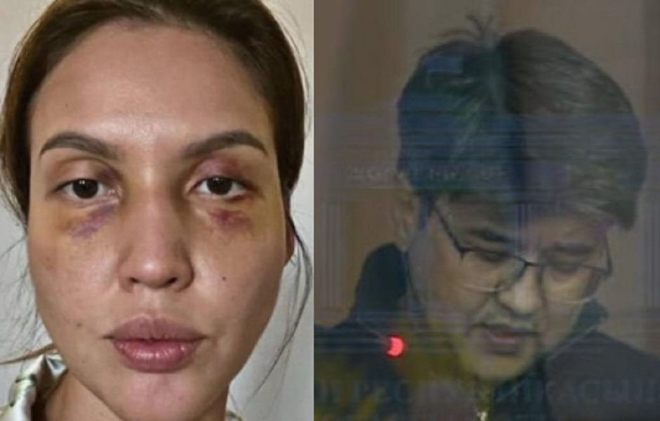 Фото: Салтанат и ее муж - убийца