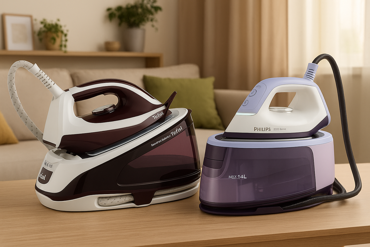 Сравнение парогенераторов Philips PSG3000 и Tefal Express Essential SV6120