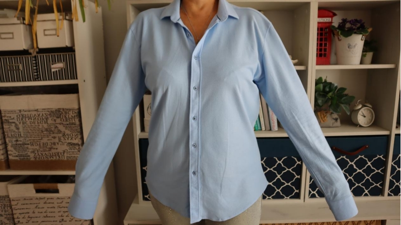 Вы не поверите во что можно превратить мужскую рубашку! Простой способ перешить рубашку и получить эксклюзивную блузку