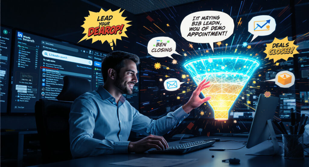    Как встроить поисковую лидогенерацию LinkedIn в b2b-воронку продаж для увеличения сделок и назначения demo Михаил Михайлов