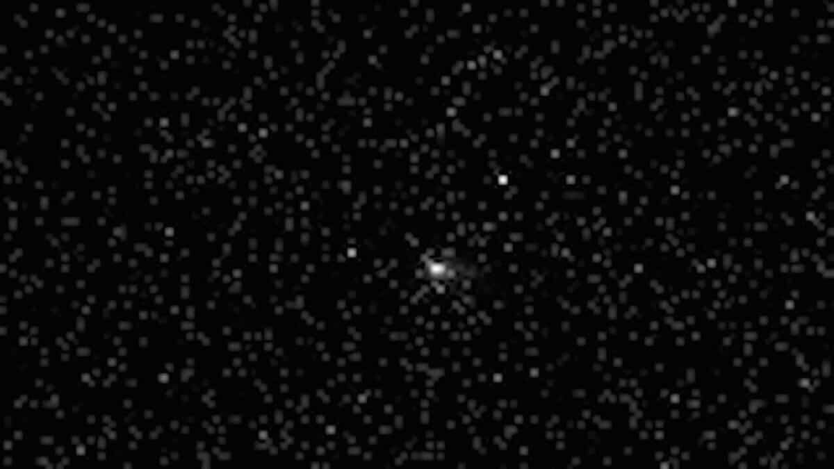    Межзвездная комета 3I/ATLAS в объективе зонда «Тяньвэнь-1» / ©  CNSA