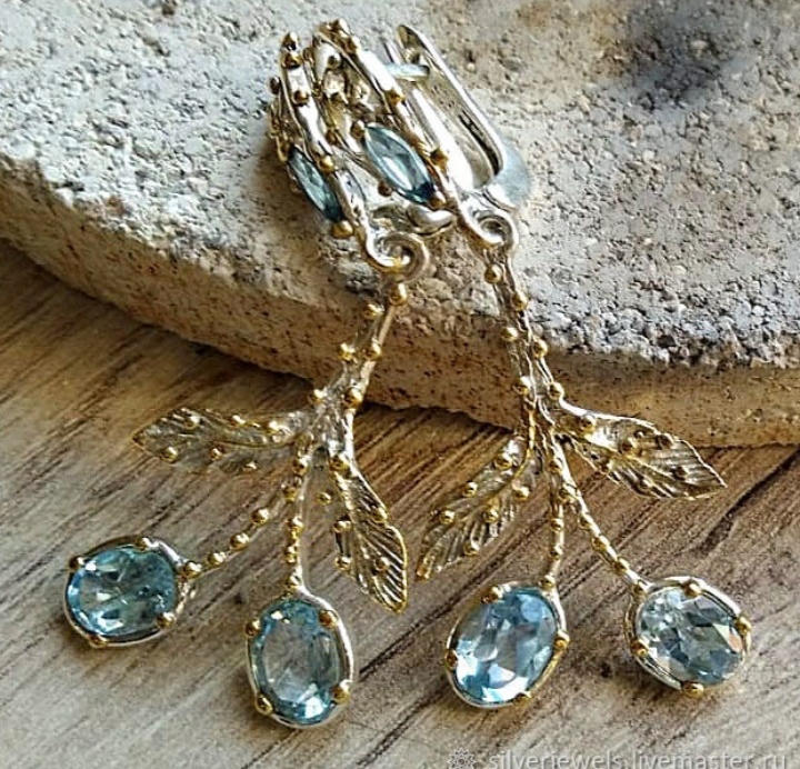 Топазы Скай Блю.