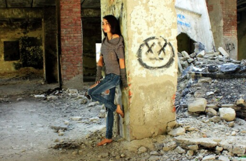 Задня часть, до обвалившегося, снесена начисто.