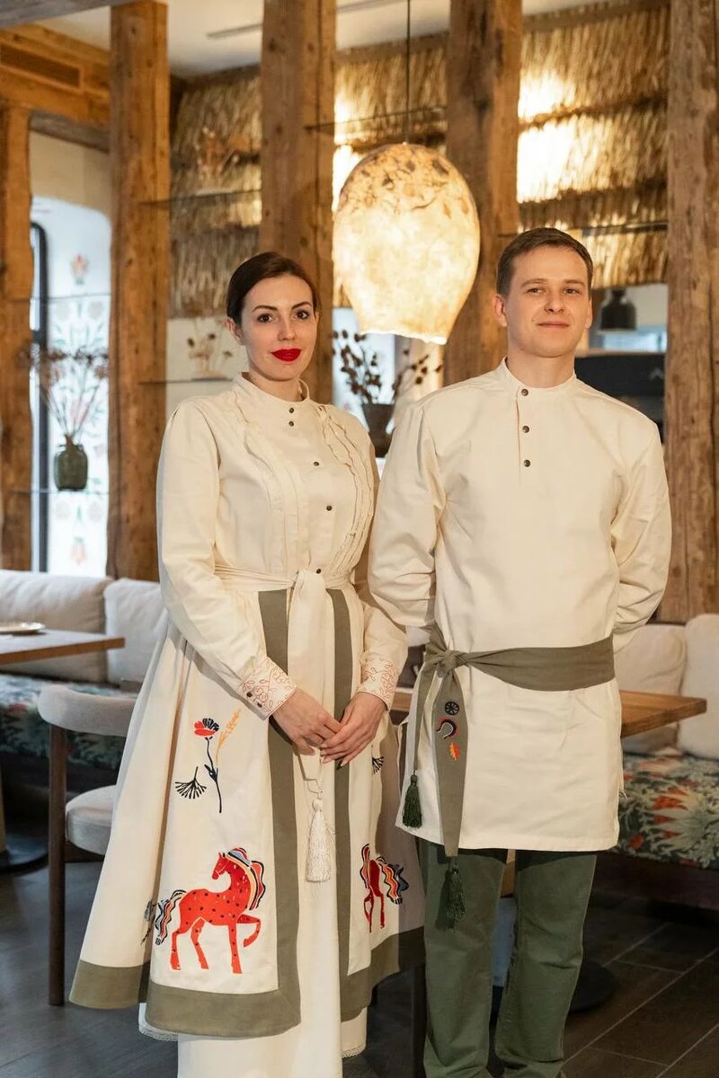 Форма персонала ресторана «Печи и истории». Предоставлено MOLOKOSTORE^