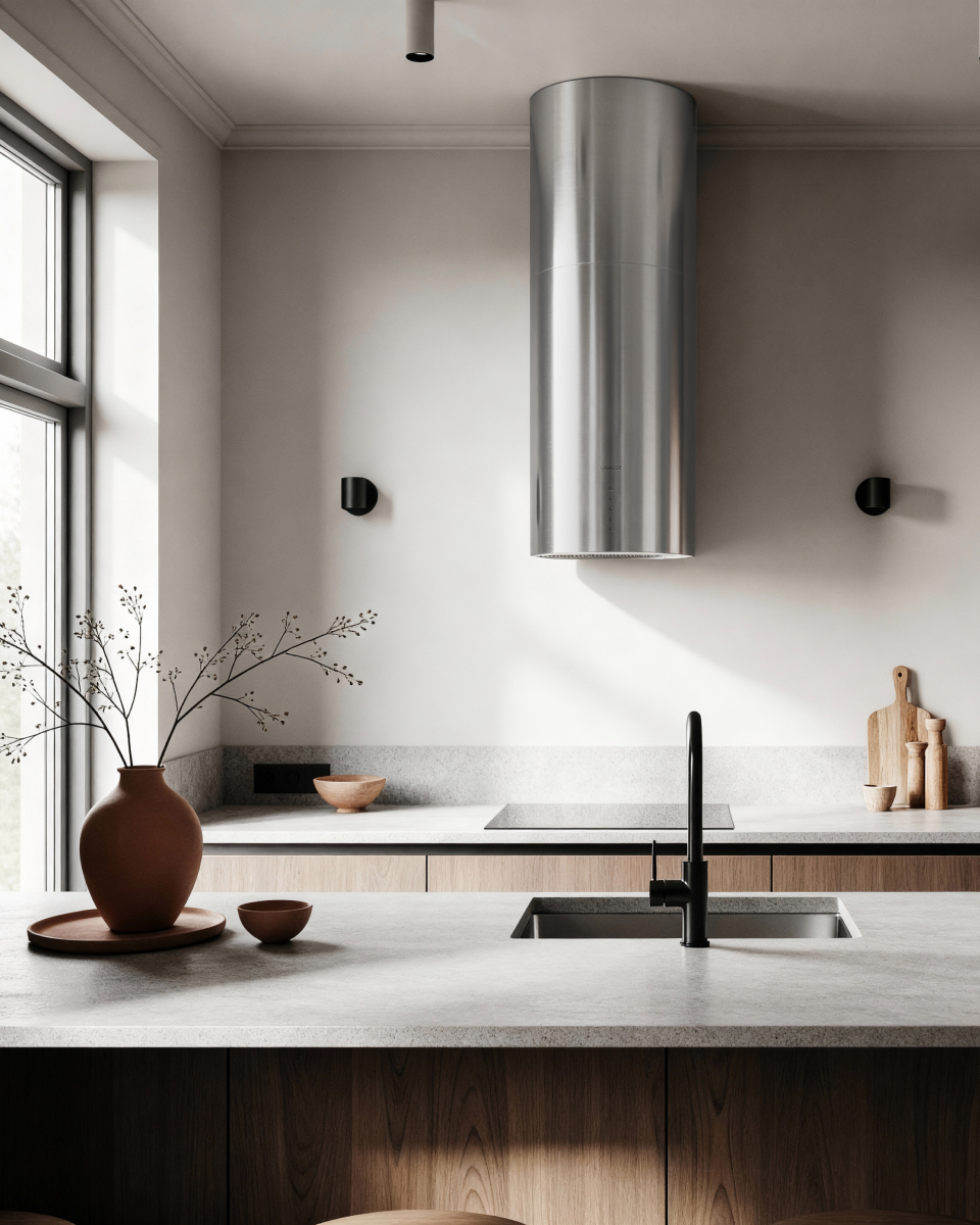 Островная вытяжка GRAUDE DHC 35.1 E