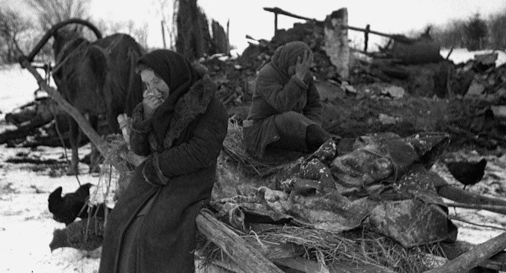 Ничегошеньки не осталось у людей: немцы ходили по хатам и забирали всё подчистую, но тут ворвались красные войска