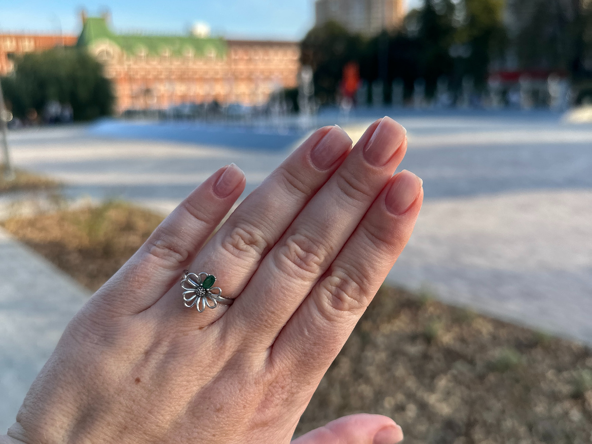 Сразу после снятия, но так красиво было недолго