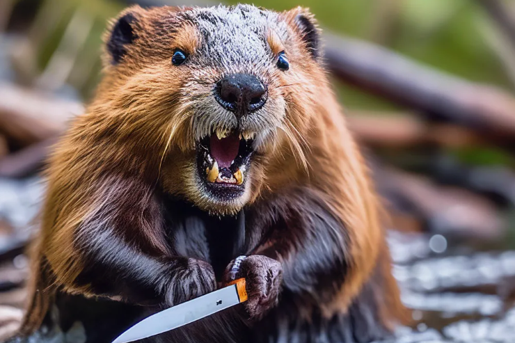 Бобр выжил. Чем опасен бобр, если неправильно добыт. Опытный охотник рассказал, что с ним случилось