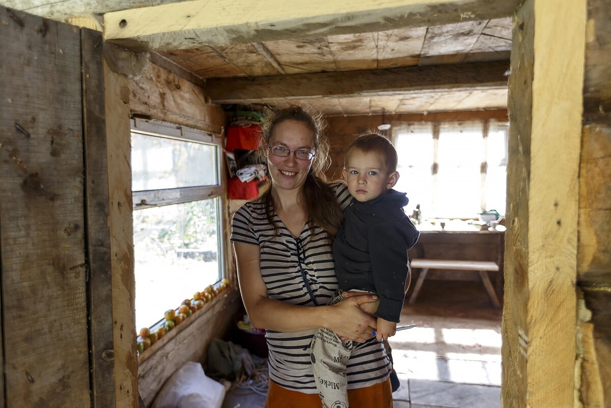 Марилия с первенцем