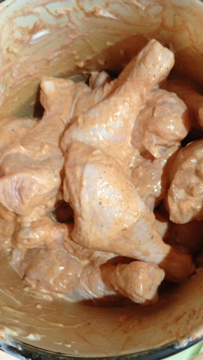 Мариную голени . Фото автора.