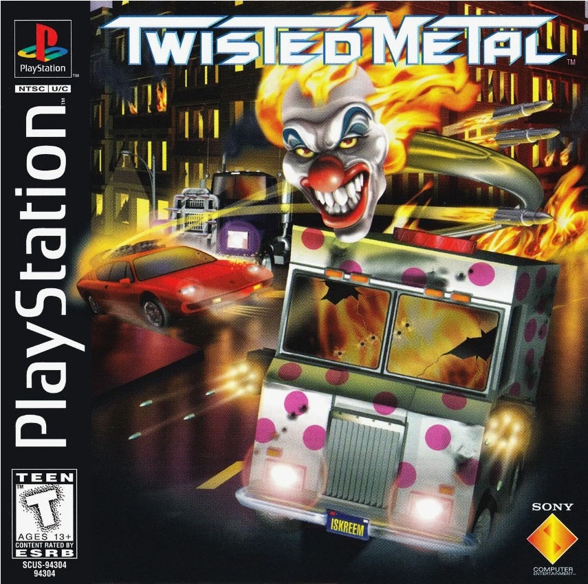 Twisted Metal игра на Sony Playstation 1