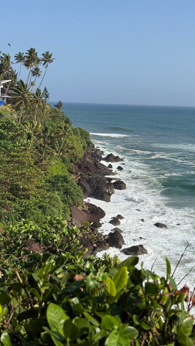 Варкала. где-то на клифе