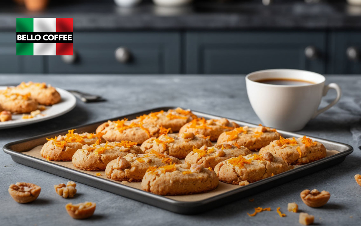 Двойная выпечка придает печенью идеальную хрусткость, а миндаль и апельсин – неповторимый аромат.