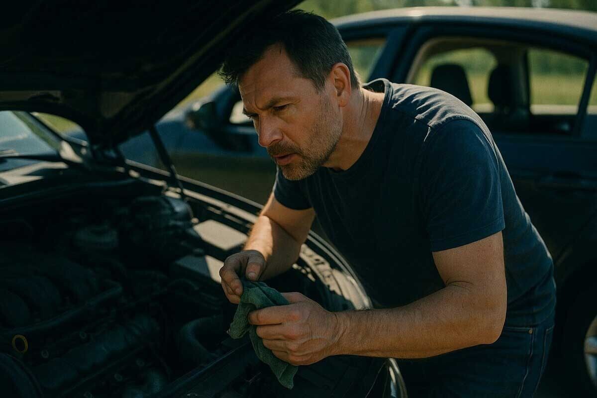 Определить точную причину помогут в автосервисе. Источник: нейросеть📷
