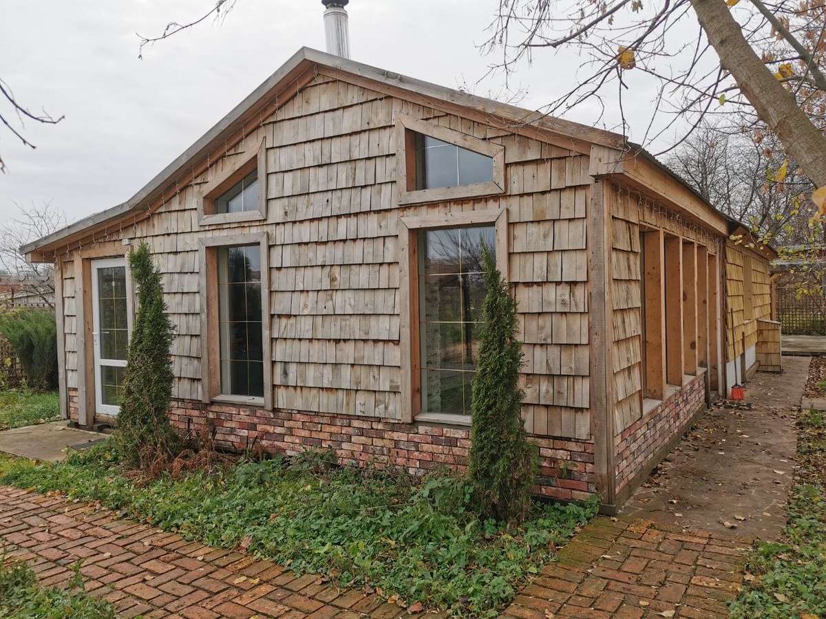 Домик с камином в Тульской области