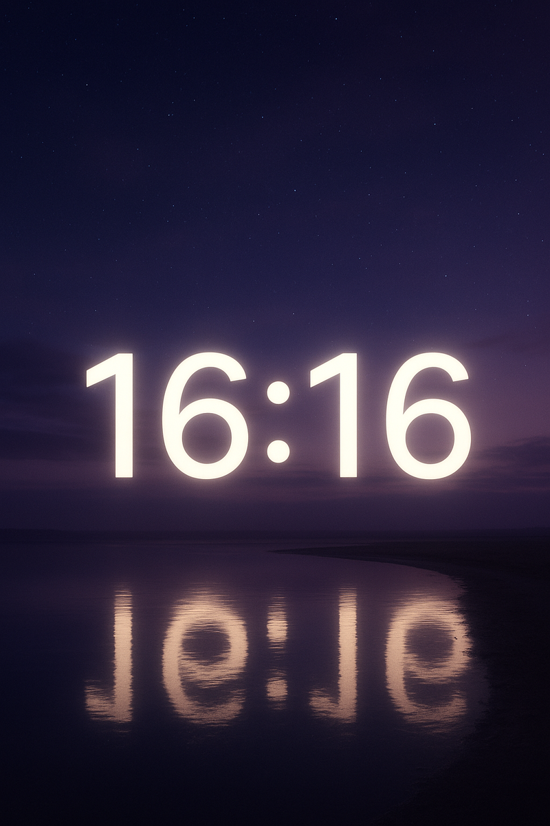 16:16 на часах — знак, что пора отпустить старое!