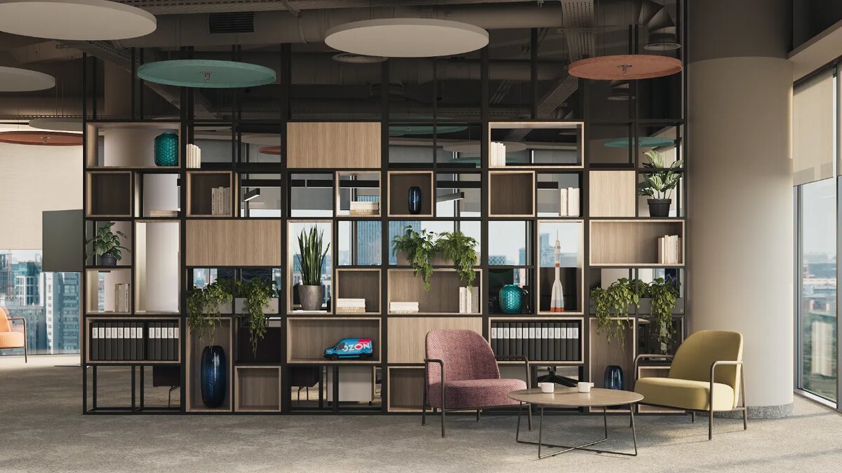 Бюро "ОфисПроект": Обновление офисного интерьера Ozon.