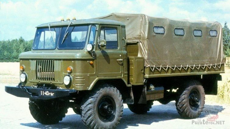 ГаЗ-66 ( он же "шишарик"- прозван в войсках). Фото в свободном доступе из интернета. 