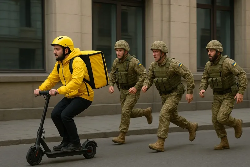 Украинцев ловят на улицах, в квартирах, в общественных местах и везде, где придется
Фото:
Sora AI|ForPost