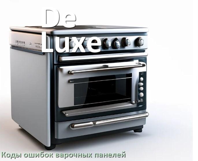 
Варочная панель De Luxe ошибки коды что означает E8, E6, Lo, E9, F5, Er22