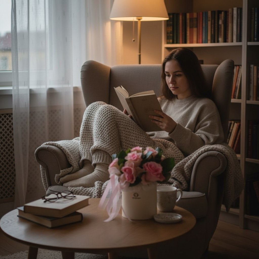 Шляпная коробка с розовыми розами Кения
