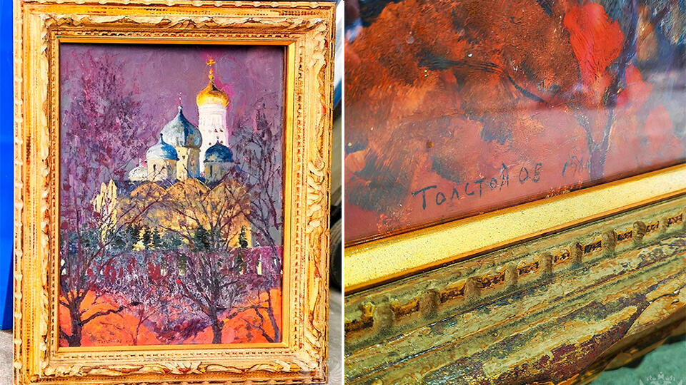     Картину потомка Льва Толстого пытались незаконно ввезти в Россию t.me/ФТС России | ProТаможню