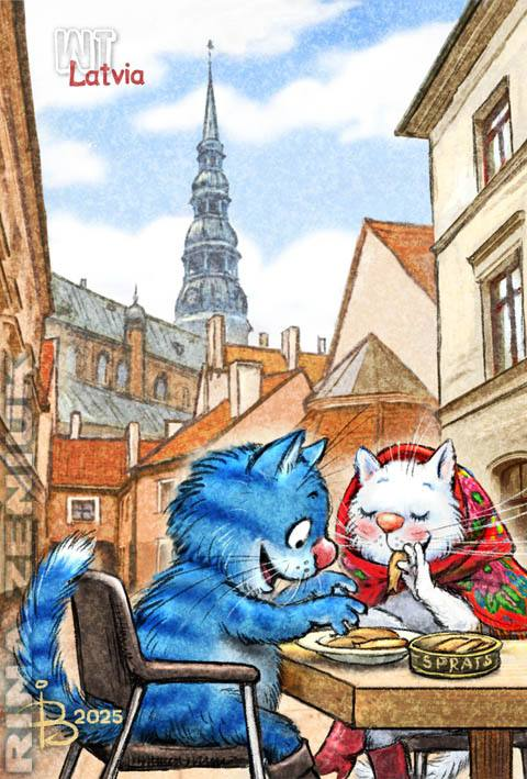 очаровательные коты Рины Зенюк