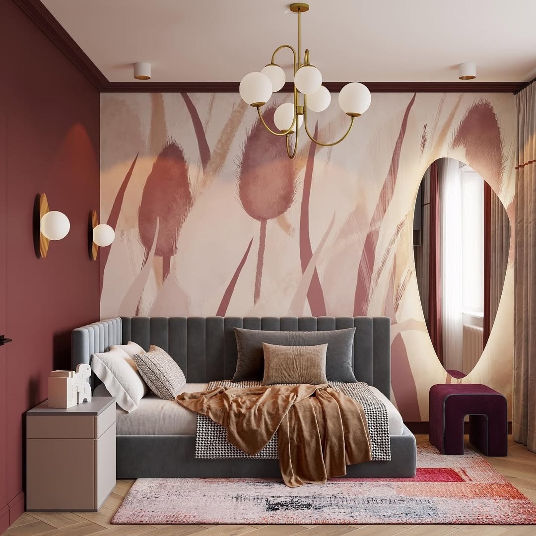 Такая идея может подойти и для комнаты подростка, и для спальни родителей