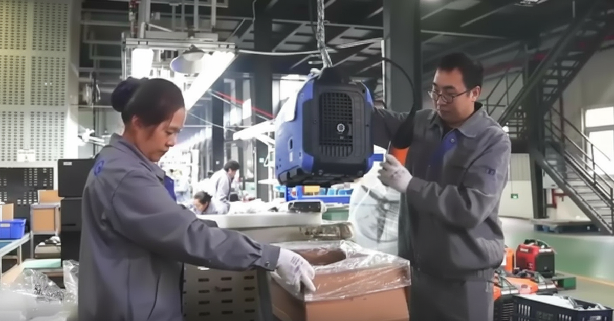 Сборочная линия, финальный этап. Источник изображения: https://www.youtube.com/@Dinking-jq2bm