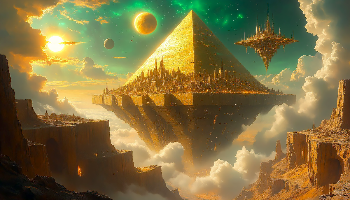 Пейзаж там казался каким-то фантастическим.