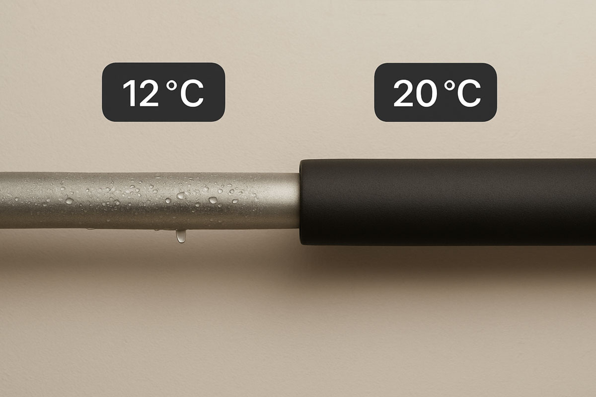 Почему потеют трубы?