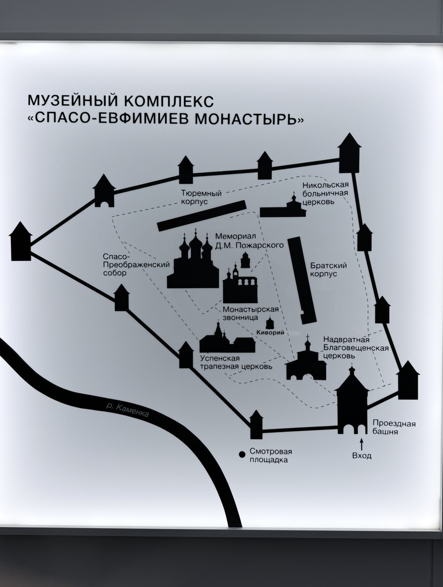 Схема музейного комплекса