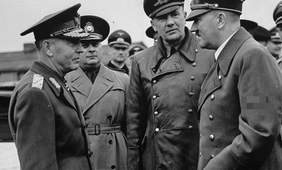    Антонеску и Гитлер в Зальцбурге